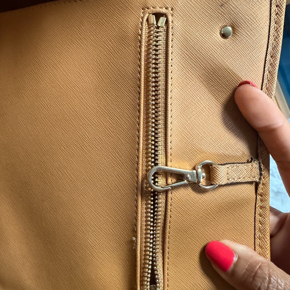 Michael Kors Cognac Saffiano Tote - Picture 10 of 10
